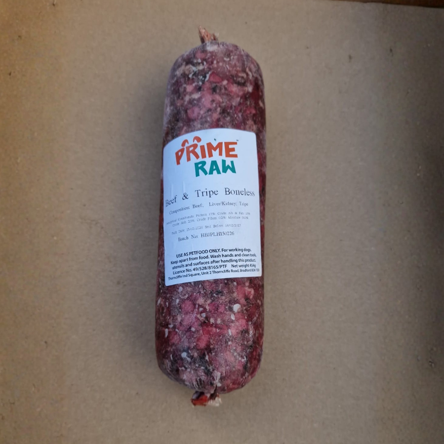 Beef and tripe boneless